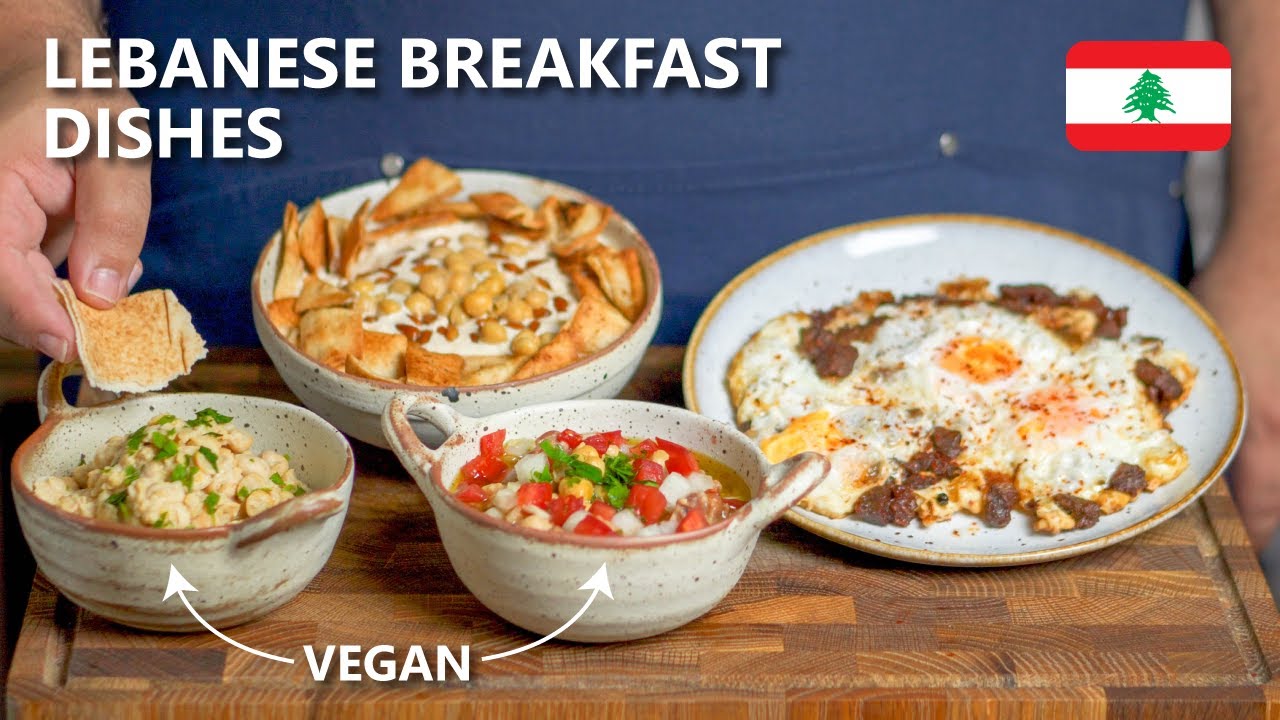 4 AMAZING Lebanese Breakfast Dishes : Book Recipes