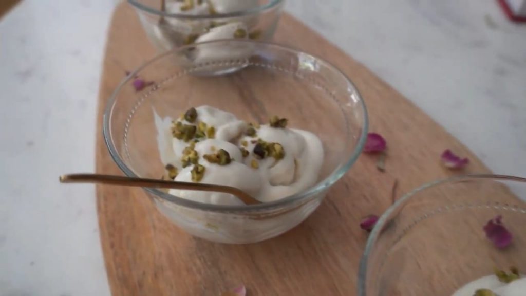 Making stretchy ice cream with a centuries old recipe